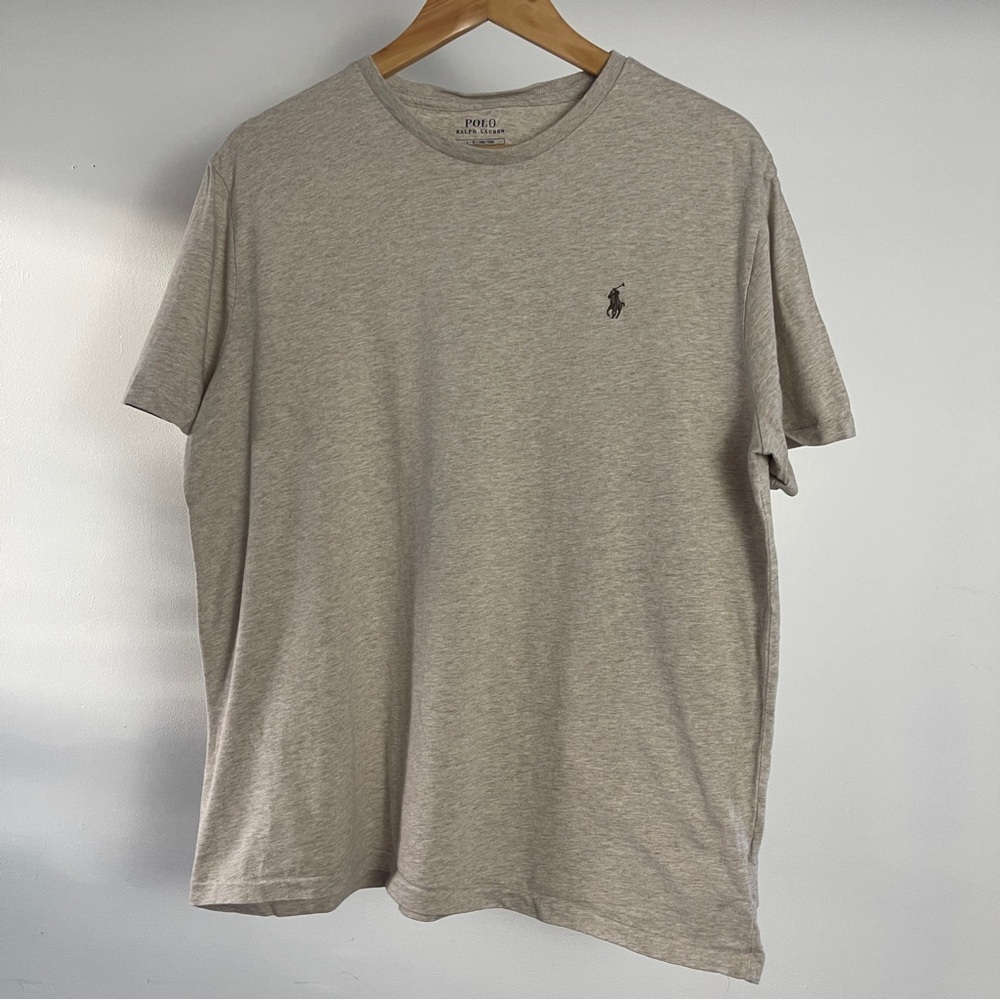 Polo Ralph Lauren Light Gray Short Sleeve Tee